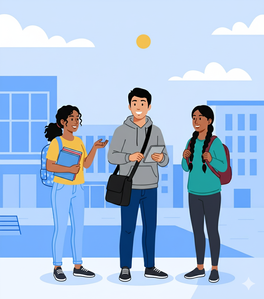 Students Illustration